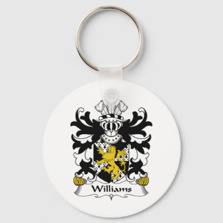 Williams Family Crest Key Ring