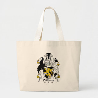 Williams Family Crest Large Tote Bag