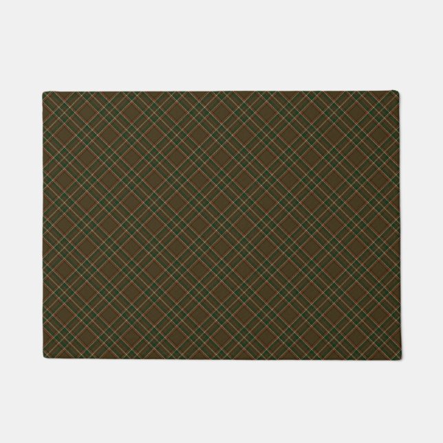 Williams Family Plaid Tartan Pattern Doormat (Front)