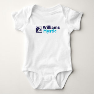 Williams-Mystic logo baby bodysuit