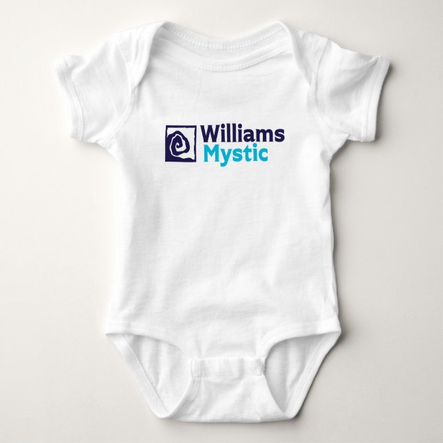 Williams-Mystic logo baby bodysuit (Front)