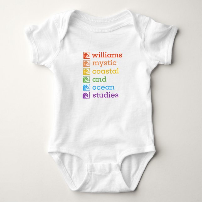 Williams-Mystic Pride Baby One-Piece Outfit Bodysuit (Front)