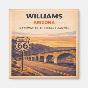 Williams Route 66 Grand Canyon Fridge Decor Gift Magnet