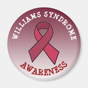 Williams Syndrome Awareness Month Button Magnet
