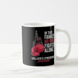 William's Syndrome Awareness Month Gloves Burgundy Coffee Mug