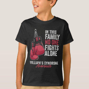 William's Syndrome Awareness Month Gloves Burgundy T-Shirt