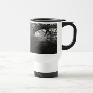 Williamsburg Bridge Architecture - New York City Travel Mug