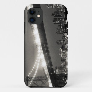 Williamsburg bridge in New York City at night Case-Mate iPhone Case