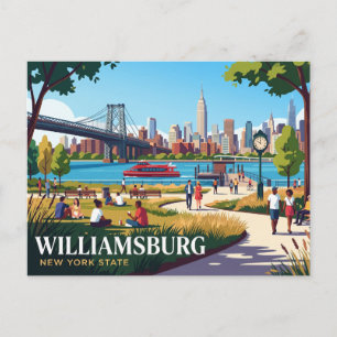 Williamsburg New York State Postcard