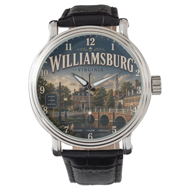 Williamsburg Virginia Watch (Front)