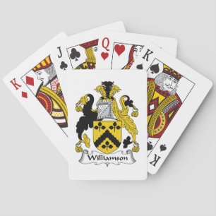 Williamson Family Crest Playing Cards