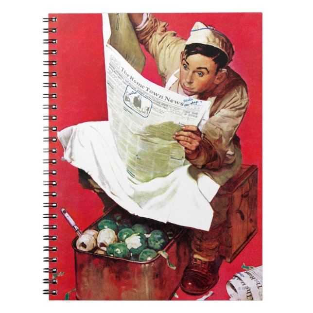 Willie Gillis on K.P Spiral Notebook (Front)