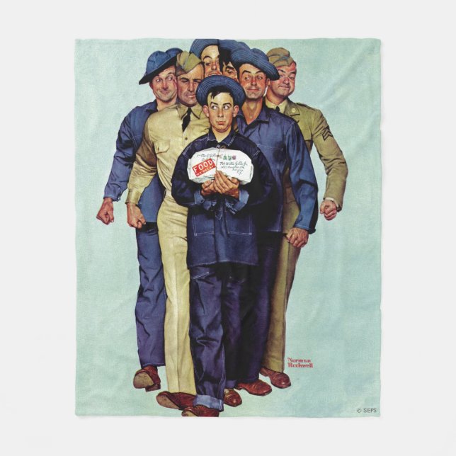 Willie Gillis' Package from Home Fleece Blanket (Front)