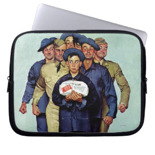 Willie Gillis' Package from Home Laptop Sleeve