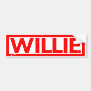 Willie Stamp Bumper Sticker
