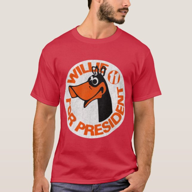 Willie the Duck for President T-Shirt (Front)