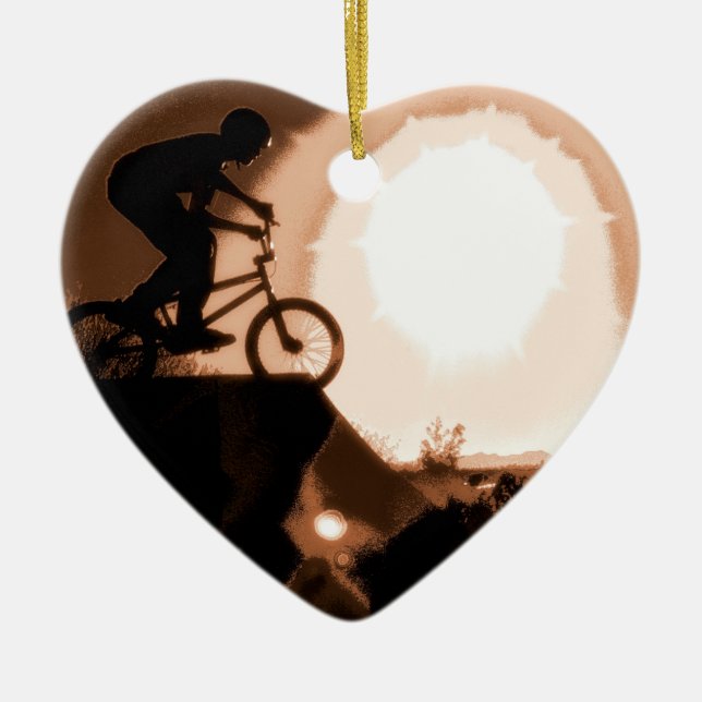 WillieBMX The Warm Earth Heart Ornament (Front)