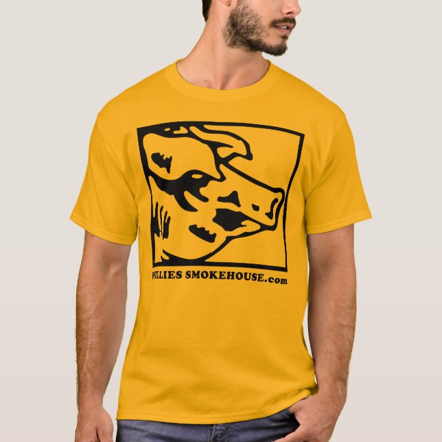 WILLIES PIGG LOGO BLACK (LARGE) T-Shirt (Front)