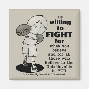 Willing to Fight Magnet