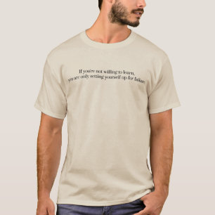Willing To Learn Men's Basic T-Shirt