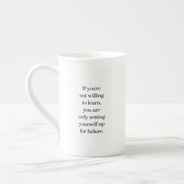 Willing To Learn Speciality Mug (Left)