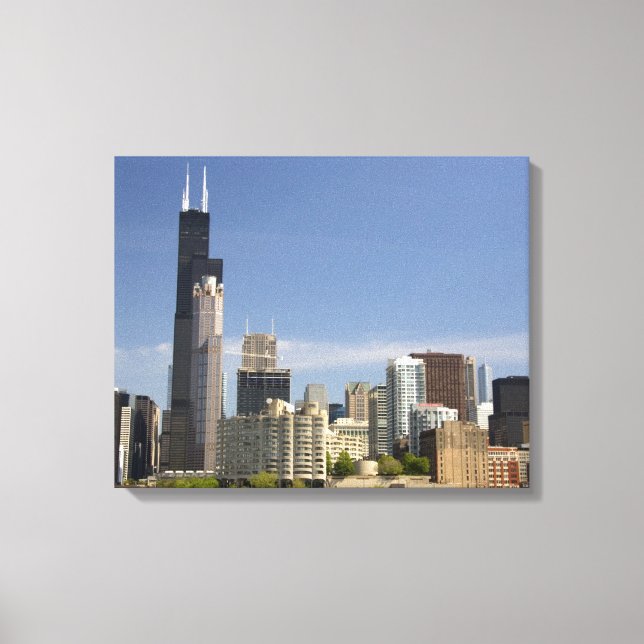 Willis Tower formerly known as the Sears Tower Canvas Print (Front)