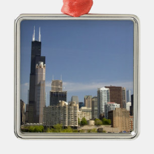 Willis Tower formerly known as the Sears Tower Metal Tree Decoration