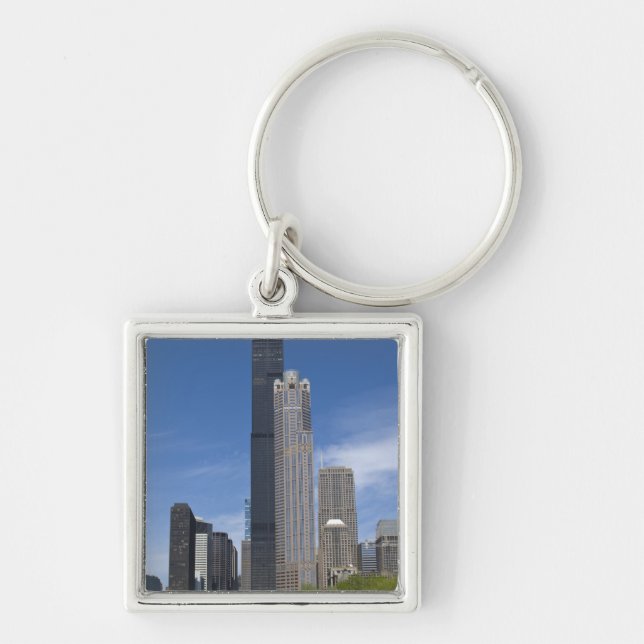 Willis Tower (previously the Sears Tower) looms Key Ring (Front)