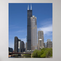 Willis Tower (previously the Sears Tower) looms