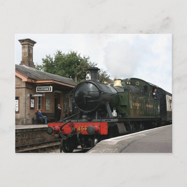Williton station, West Somerset Railway, UK Postcard (Front)