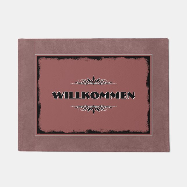 Willkommen Doormat (Front)