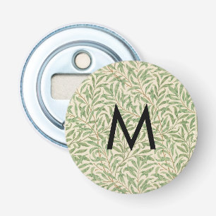 Willow Bough Botanical William Morris Monogrammed Bottle Opener