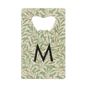 Willow Bough Pattern William Morris Retro Monogram