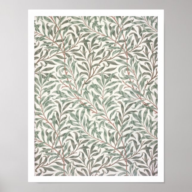 Willow Bough, wallpaper design, 1874 (wallpaper) Poster (Front)