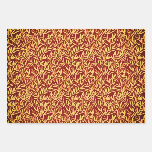Willow Bough  Wrapping Paper Sheet (Front)