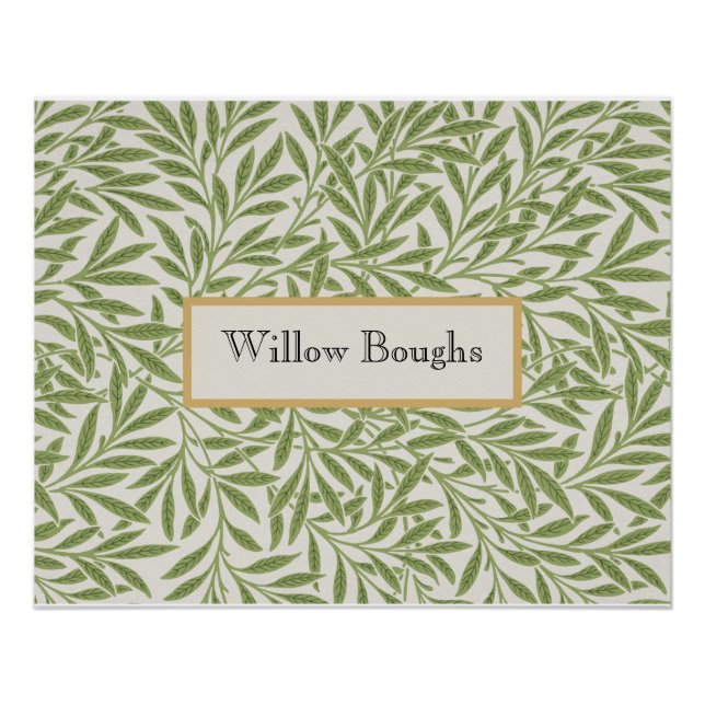 Willow Boughs by William Morris Poster (Front)