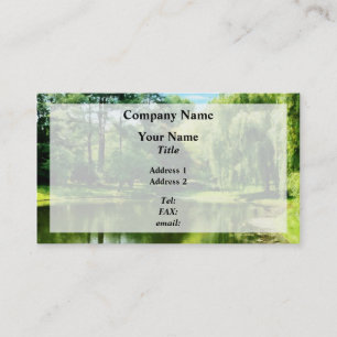 Willow By the Lake Business Card