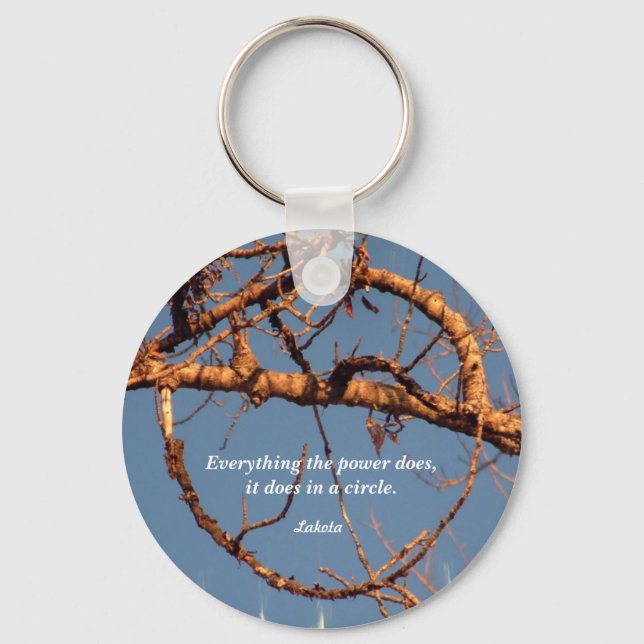 Willow circle key ring (Front)