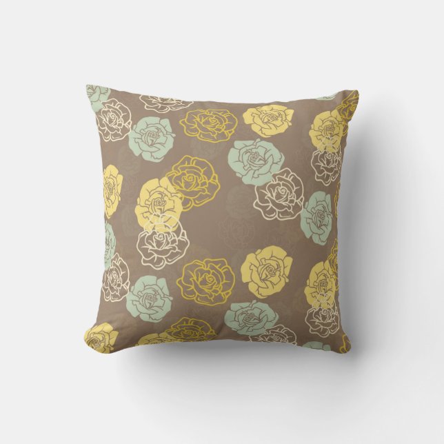 Willow Floral Cushion (Front)