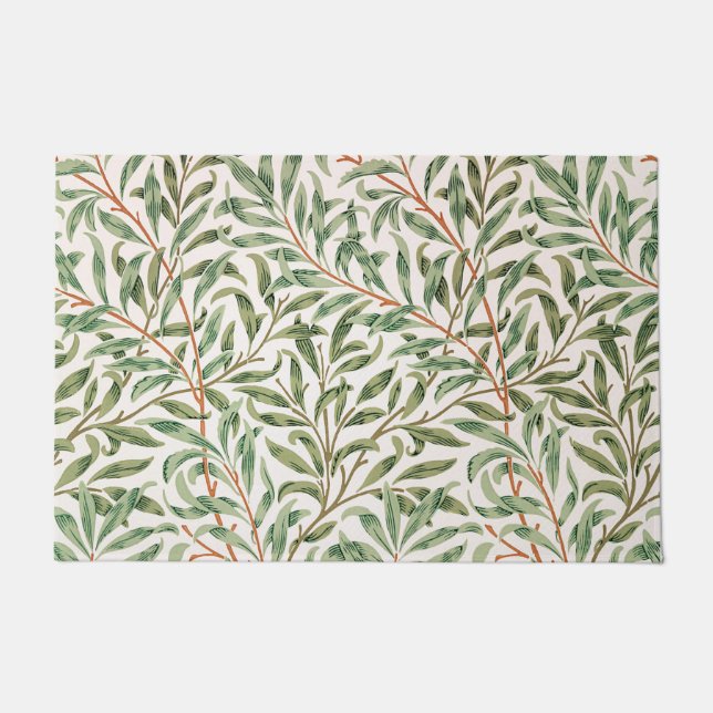 Willow Pattern, William Morris Doormat (Front)