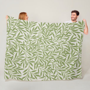 Willow Pattern, William Morris Fleece Blanket