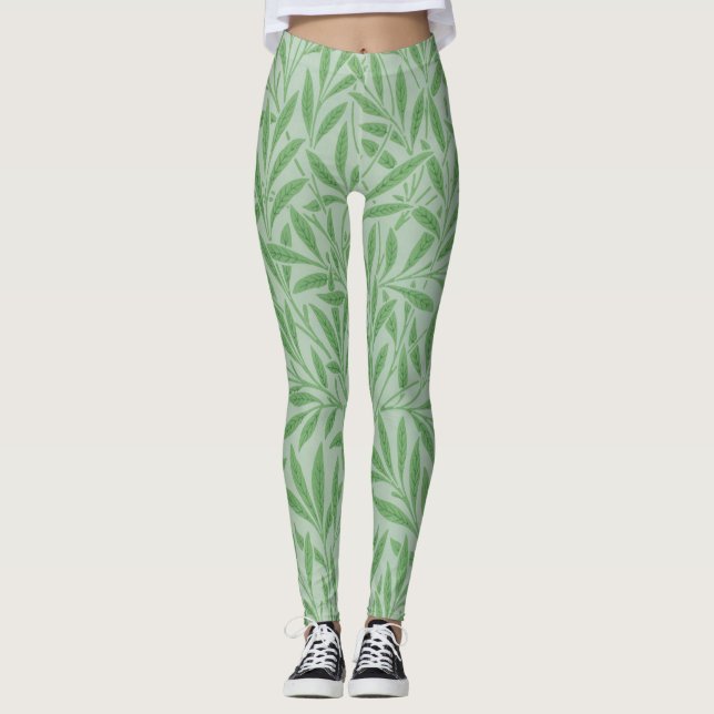 Willow Pattern, William Morris Leggings (Front)