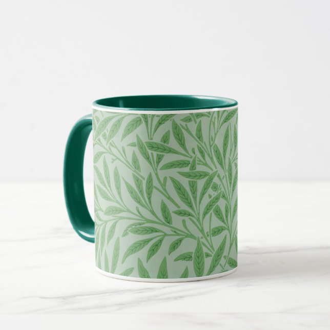 Willow Pattern, William Morris Mug (Front Left)