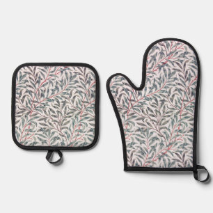 Willow Pattern, William Morris Oven Mitt & Pot Holder Set