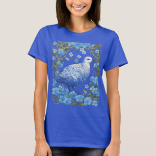 Willow Ptarmigan And Forget-Me-Nots T-Shirt