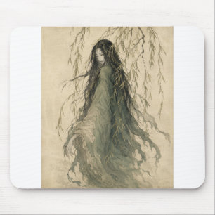 Willow Spirit Woman Apparition Mousepad