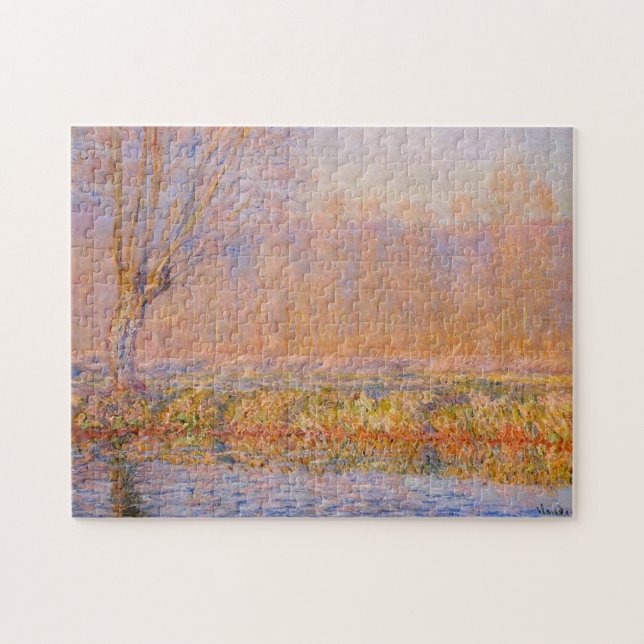 Willow Spring on the Epte Monet Fine Art Jigsaw Puzzle (Horizontal)
