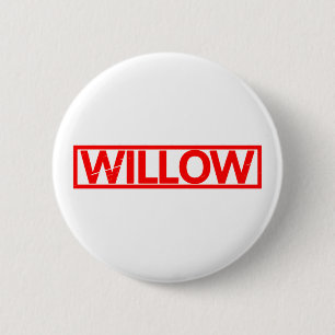 Willow Stamp 6 Cm Round Badge