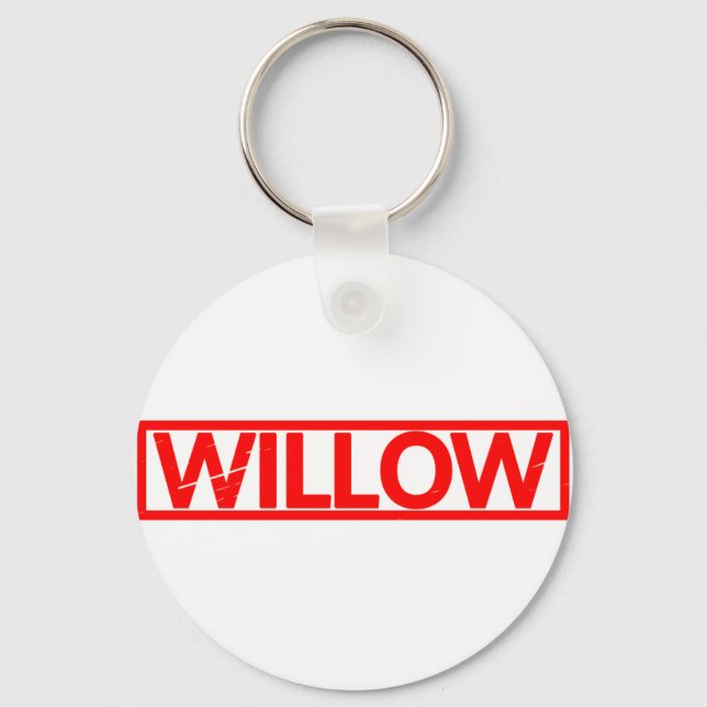 Willow Stamp Key Ring (Front)