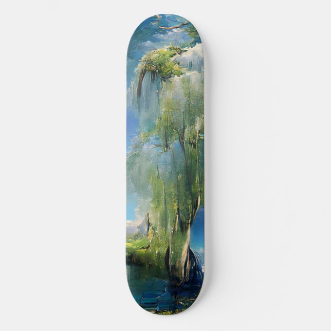 Willow to the Sky Skateboard (Front)